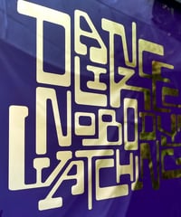 Image 2 of Dance Like Nobody's Watching  - 23 Carat Gold Gilded Glass Wall Art