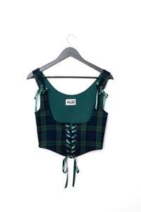 Image 1 of Polly green tartan 