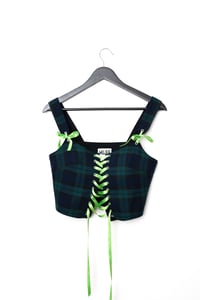 Nina green tartan