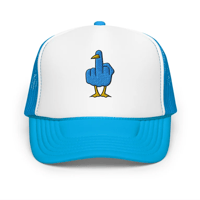 Image 1 of Birdflip® aqua foam trucker hat