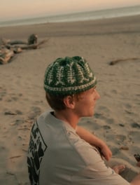 Image 2 of Something Fishy Beanie Green