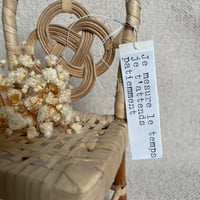 Image 2 of Chaise miniature « Je mesure le temps … »