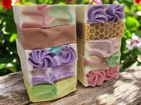Image 9 of Handmade Women's soap gift Goat Milk & Tallow Soap Bar, Handmade Cold Process