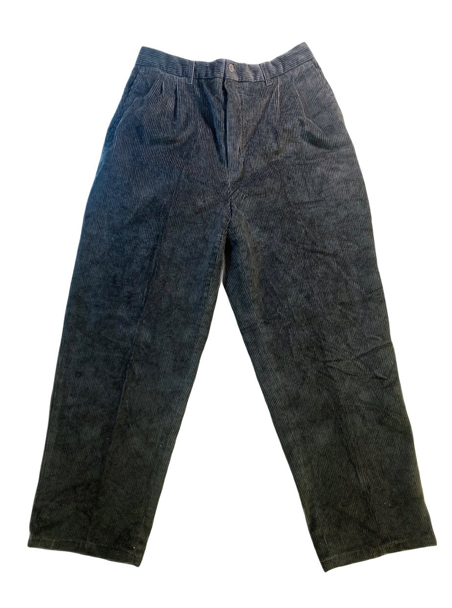 Black corduroy