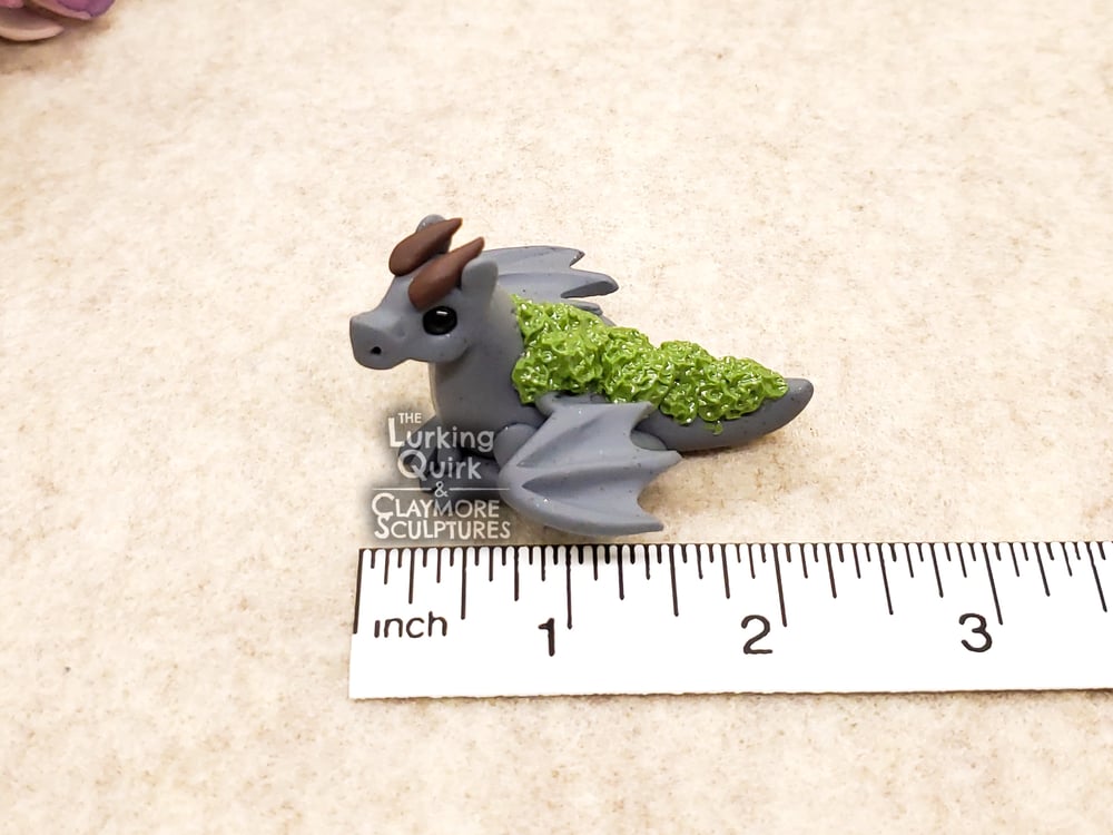 Small Mossy Rock Dragon