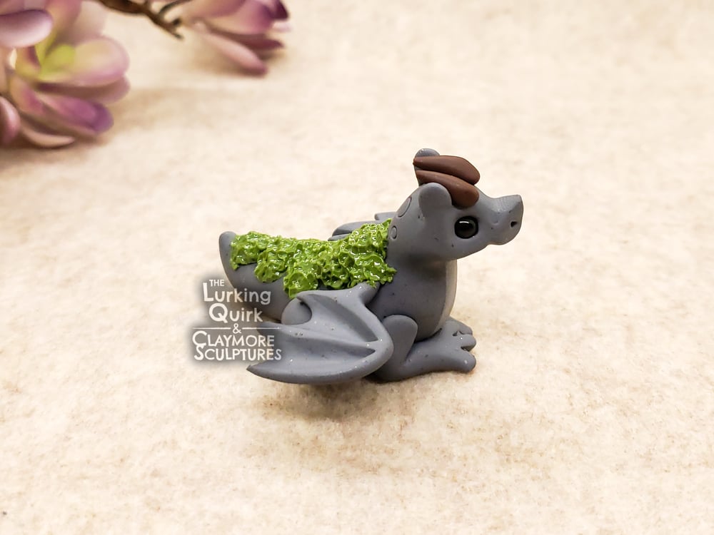 Small Mossy Rock Dragon