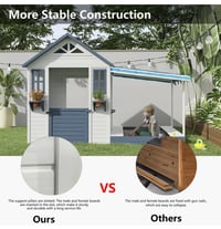 Image 7 of Ellington Wooden Playhouse With Sandbox - White