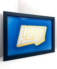 Image 4 of Funk - Framed Reverse Painted and Gold Gilded Glass
