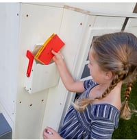 Image 6 of Lochlan Modern Wooden Playhouse - White