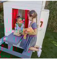 Image 12 of Lochlan Modern Wooden Playhouse - White