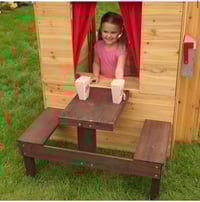Image 3 of Lochlan Modern Wooden Playhouse - Natural 