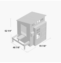 Image 17 of Lochlan Modern Wooden Playhouse - Natural 