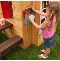 Image 5 of Lochlan Modern Wooden Playhouse - Natural 