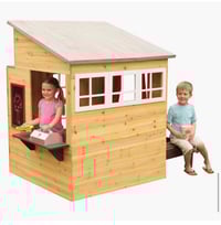 Image 11 of Lochlan Modern Wooden Playhouse - Natural 