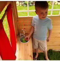 Image 8 of Lochlan Modern Wooden Playhouse - Natural 