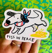 Image 1 of Pee In Peace Sticker