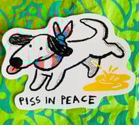 Image 2 of Pee In Peace Sticker