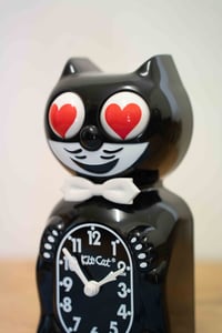 Image 3 of Kit-Cat Klock - Black Heart Eyes!