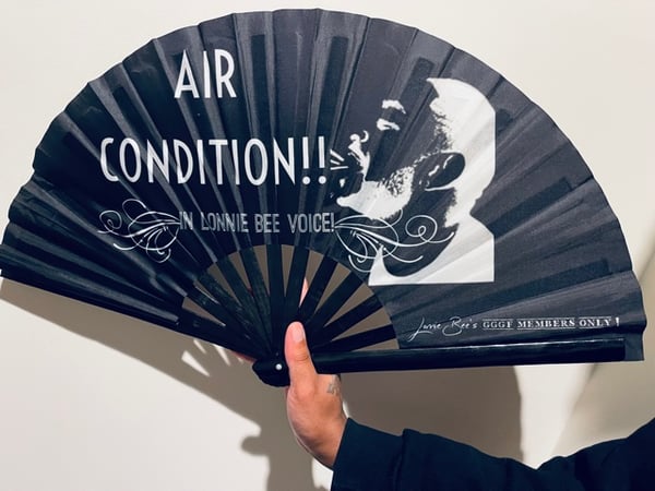 Image of Lonnie Bee's Black/White Air Condition Fan