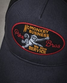 Image of 1972 Trucker Cap No Monkey Business by PIKE BROTHERS