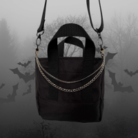 Image 1 of Black Canvas Mini Tote