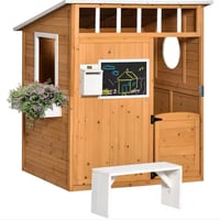 Image 1 of Juliette Wooden Playhouse - Natural