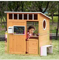 Image 6 of Juliette Wooden Playhouse - Natural
