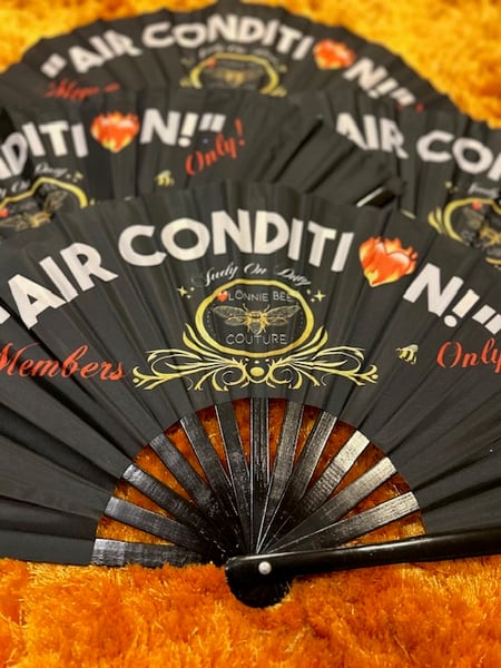Image of Lonnie Bee's Members Only Fire Heart Air Condition Fan