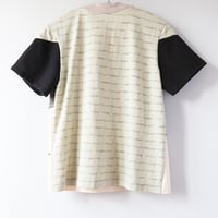 Image 3 of triceratops neutral courtneycourtney adult size m/l medium large vneck short sleeve tee tshirt top