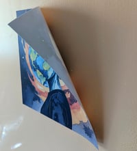 Image 3 of  World is on Fire Watercolor Peel and Stick Art Print - 8 x 8 in.  