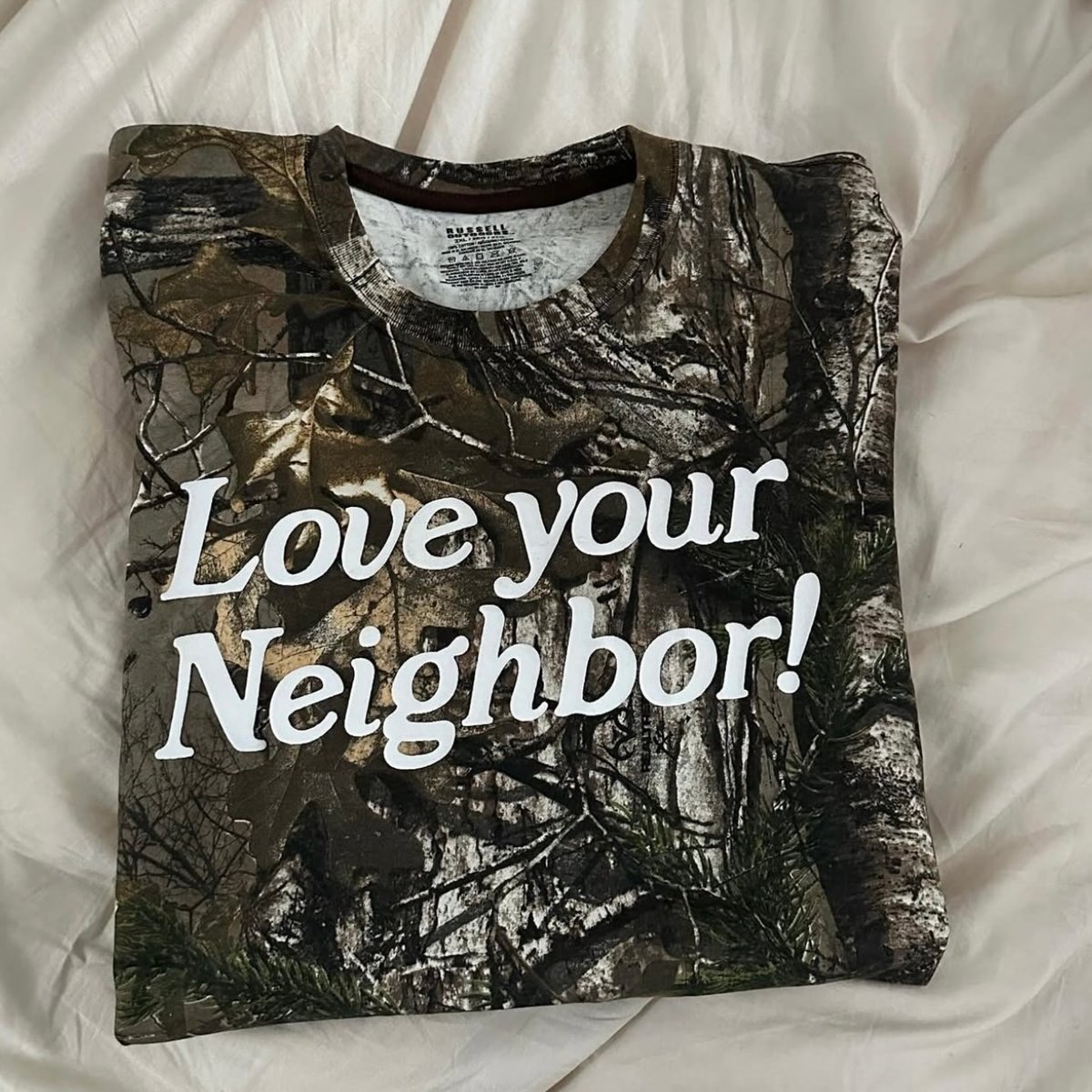 Image of camo short sleeve