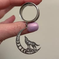 Wolf Moon Tunnel Dangles (sizes 4g-2")