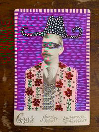 Image 1 of Rhinestone Cowboy- cabinet card art