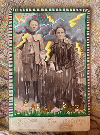 Image 2 of Keep Your Head In The Coulds- cabinet card art