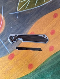 Large Sebenza 31 Inlay Mun Ebony