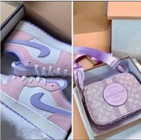 Lavender Coach Bag w/ Dunks