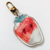 Moldy Strawberry Acrylic Keychain
