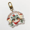 Trashy Raccoon Acrylic Keychain