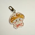 Mushroom Acrylic Keychain