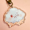 Sad Raincloud Acrylic Keychain