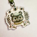 Garden Bear Acrylic Keychain