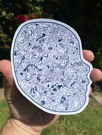 Image 1 of Brain Squiggles Magnet 