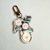 Flower Vase Acrylic Keychain