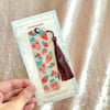 Strawberry Friends Double Sided Metal Bookmark