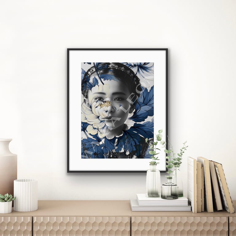 Tender Blue limited edition print 