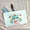 Trashy Raccoon Canvas Heat Pressed Pouch