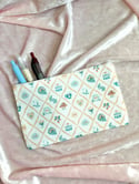 Cottage Core Canvas Heat Pressed Pouch