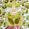 Dill With It Transparent Waterproof Sticker
