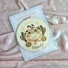 Cowboy Frog Cork Base Coaster