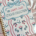 My Super Cute Sticker Collection Reusable Sticker Book - 60 Blank Pages